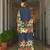 Blue floral printed co-ord set for women