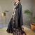 Black woven design zari silk cotton banarasi saree