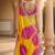 Multicolor bandhani zari silk blend designer saree