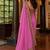 Pink floral embroidered poly chiffon saree