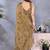 Brown floral embroidered pure chiffon designer saree