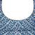 Blue embellished sequinned organza heavy work saree