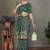 Green ethnic motifs saree