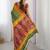 Green bandhani zari pure cotton bandhani saree