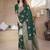 Green woven design zari banarasi saree with unstitched blouse piece