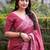Pink batik chanderi saree