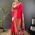 Pink soft silk paithani saree with unstitched blouse piece