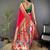 Pink soft silk paithani saree with unstitched blouse piece