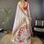 White soft silk paithani saree with unstitched blouse piece