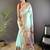 Green soft silk paithani saree with unstitched blouse piece