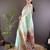 Green soft silk paithani saree with unstitched blouse piece