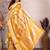 Yellow woven design zari saree