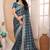 Blue ethnic motifs zari designer saree