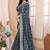 Blue ethnic motifs zari designer saree