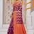 Purple woven design zari banarasi saree