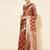 Maroon woven design zari organza saree