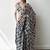 White women printed ready to wear saree with unstitched blouse piece