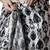 White women printed ready to wear saree with unstitched blouse piece