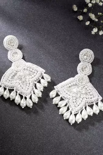 Indian traditional drop & dangle earring festive bollywood jewelry
