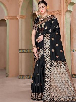 Black black kanjeevaram sarees 1