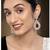 Kundan dangle drop earrings indian traditional bollywood jewelry