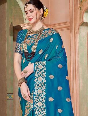 Blue blue kanjeevaram sarees 3