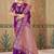 Magenta embellished zari kanjeevaram saree