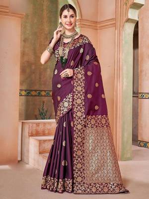 Purple purple kanjeevaram sarees 1
