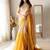 Beige zari tissue kasavu saree