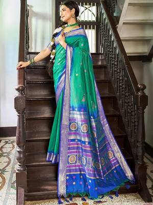 Green green paithani sarees 2