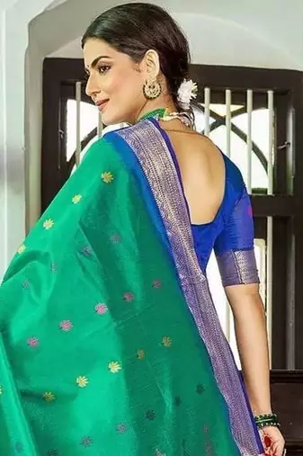 Green green paithani sarees