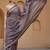 Purple woven design linen blend saree