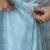 Lavender lavender satin colourblocked sarees