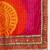 Yellow yellow art silk bandhani sarees