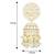 Traditional white kundan & pearl studded jhumki earrings jewelry