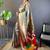 Grey ethnic motifs zari silk blend paithani saree