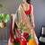 Grey ethnic motifs zari silk blend paithani saree
