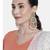 Elegant wear faux kundan studded drop dangle earrings with beaded