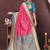 Pink ethnic motifs woven design zari banarasi saree