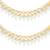 Gold-plated kundan contemporary earrings