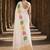 Off white woven design silk blend designer banarasi saree