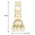 Traditional gold plated white kundan studded jhumki earrings jewelry