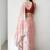 White poly chiffon saree