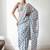 White floral poly chiffon saree