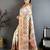 Off white off white pashmina silk zari weaving saree matching blouse piece
