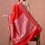 Red ethnic motifs zari art silk banarasi saree