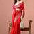 Red ethnic motifs zari art silk banarasi saree