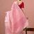 Pink floral pure cotton handloom saree