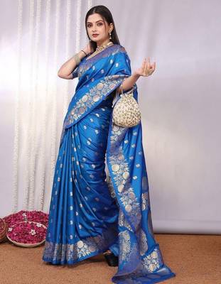 Blue blue banarasi sarees 3
