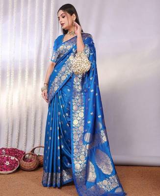 Blue blue banarasi sarees 4